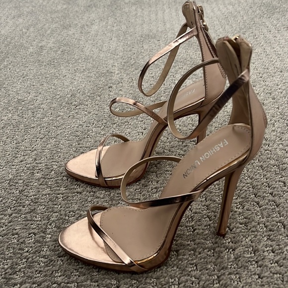 Fashion union barely there multi strap heels - Picture 3 of 5